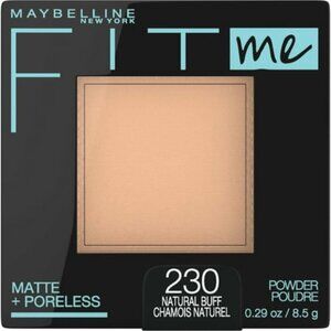 Maybelline Fit Me Matte Pressed Face Powder Makeup, Natural Buff, 0.29 oz